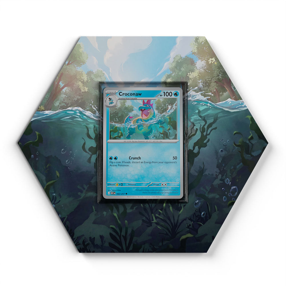 042/217 Crocrodil - Extended Artwork Pokemon Card Display
