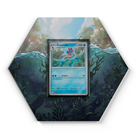 042/217 Crocrodil - Extended Artwork Pokemon Card Display