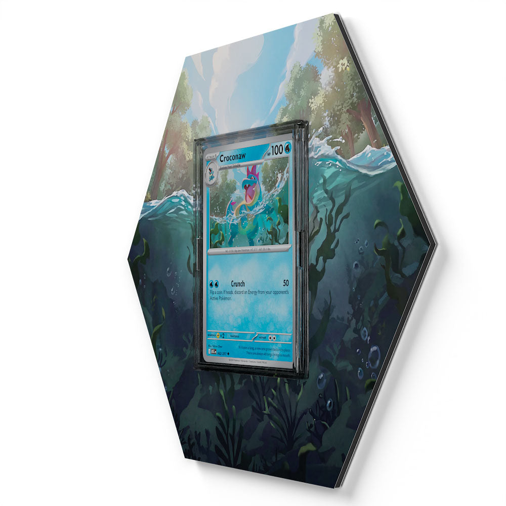 042/217 Crocrodil - Extended Artwork Pokemon Card Display