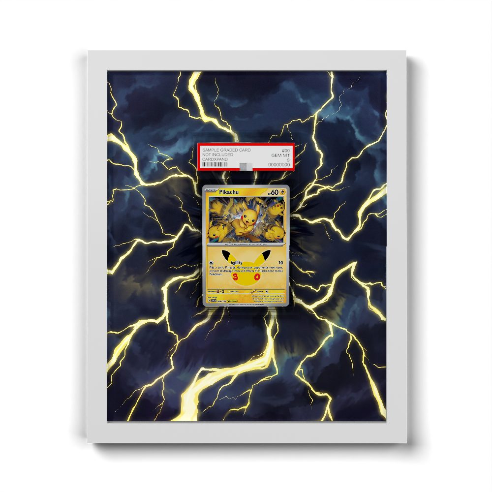 044/128 Pikachu - Extended Artwork Pokemon Card Frame