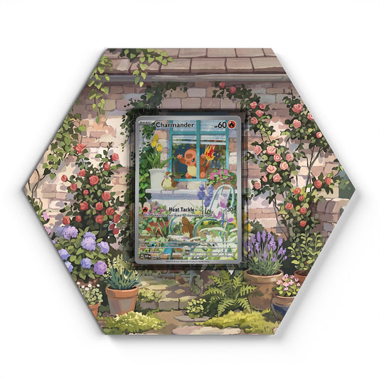 044 Salamèche (Promo) - Extended Artwork Pokemon Card Display