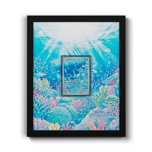 067 Hypotrempe - Extended Artwork Framed Pokemon Card Display