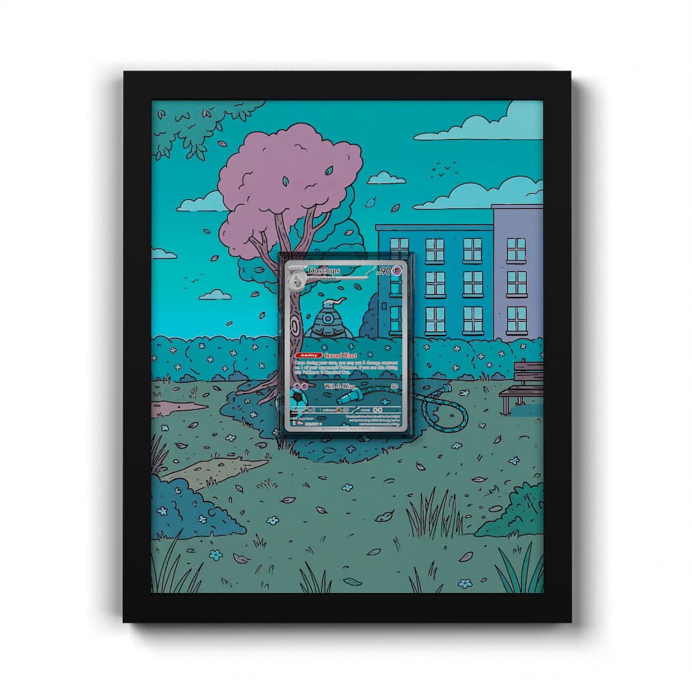 069 Téraclope - Extended Artwork Framed Pokemon Card Display
