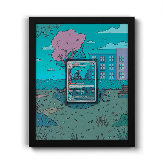 069 Téraclope - Extended Artwork Framed Pokemon Card Display