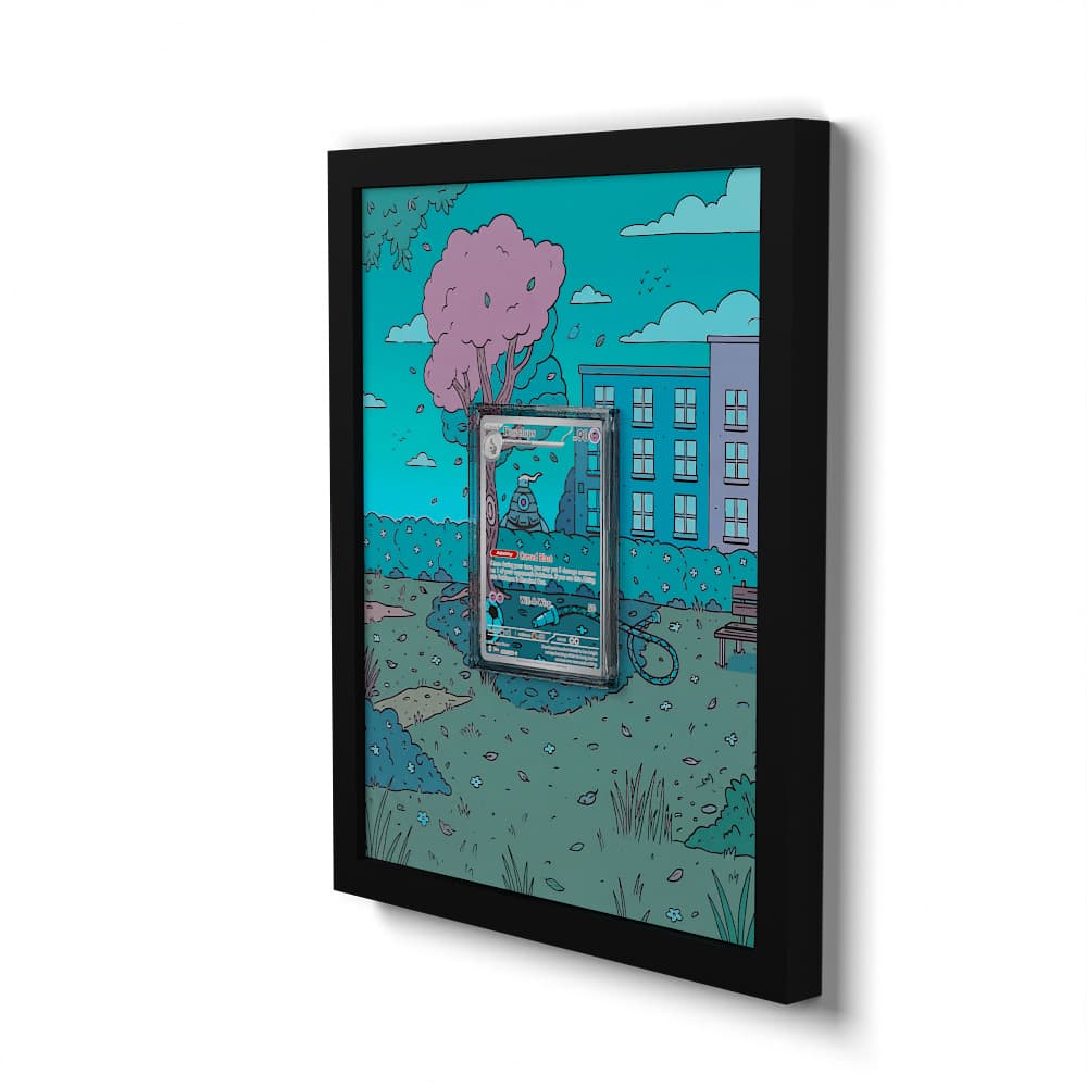 069 Téraclope - Extended Artwork Framed Pokemon Card Display