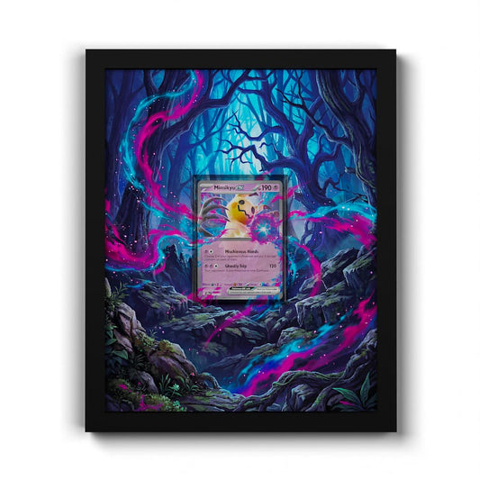 069/159 Mimiqui EX - Extended Artwork Framed Pokemon Card Display