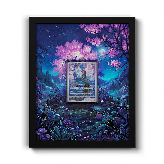 072 Félicanis - Extended Artwork Framed Pokemon Card Display