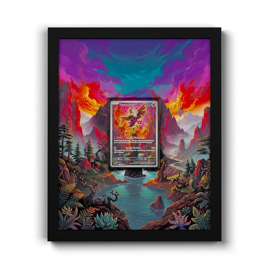 073 Favianos - Extended Artwork Framed Pokemon Card Display