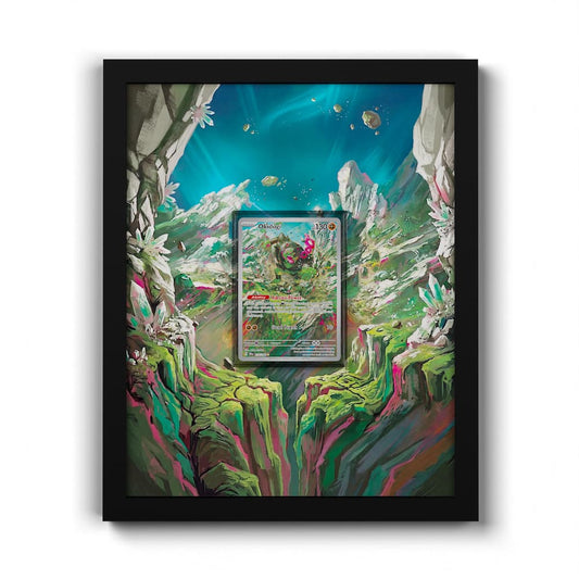 074 Fortusimia - Extended Artwork Framed Pokemon Card Display