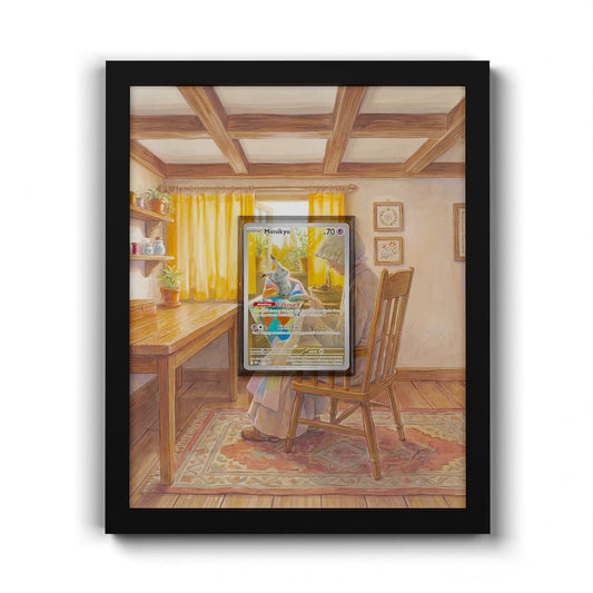 075 Mimiqui - Extended Artwork Framed Pokemon Card Display