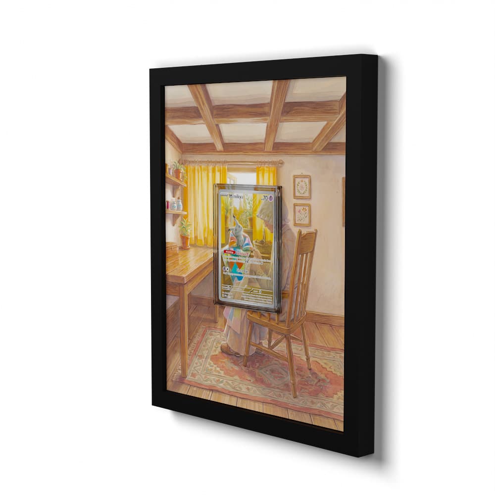 075 Mimiqui - Extended Artwork Framed Pokemon Card Display