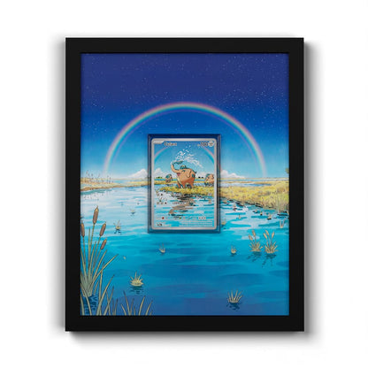 076 Charbambin - Extended Artwork Framed Pokemon Card Display