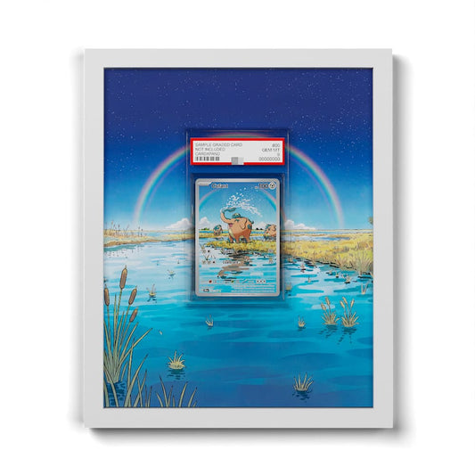 076 Charbambin - Extended Artwork Framed Pokemon Card Display