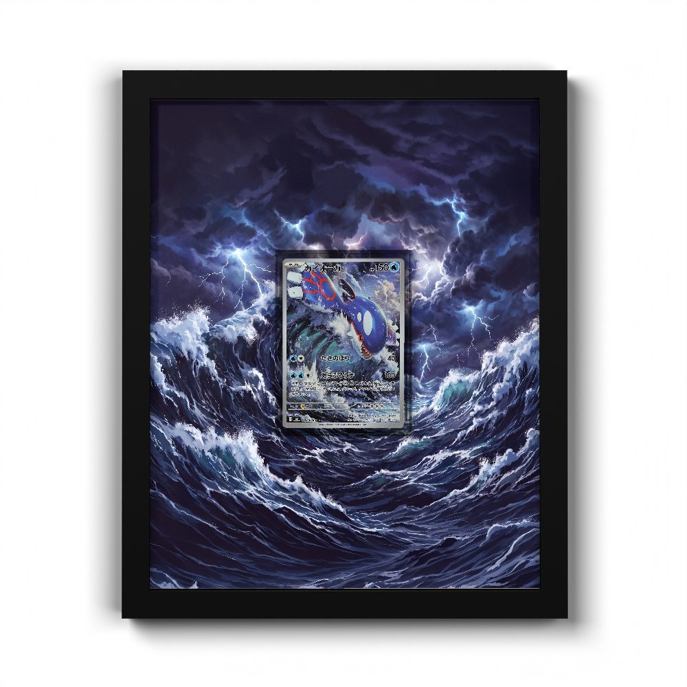080/076 Kyogre - Extended Artwork Pokemon Card Frame