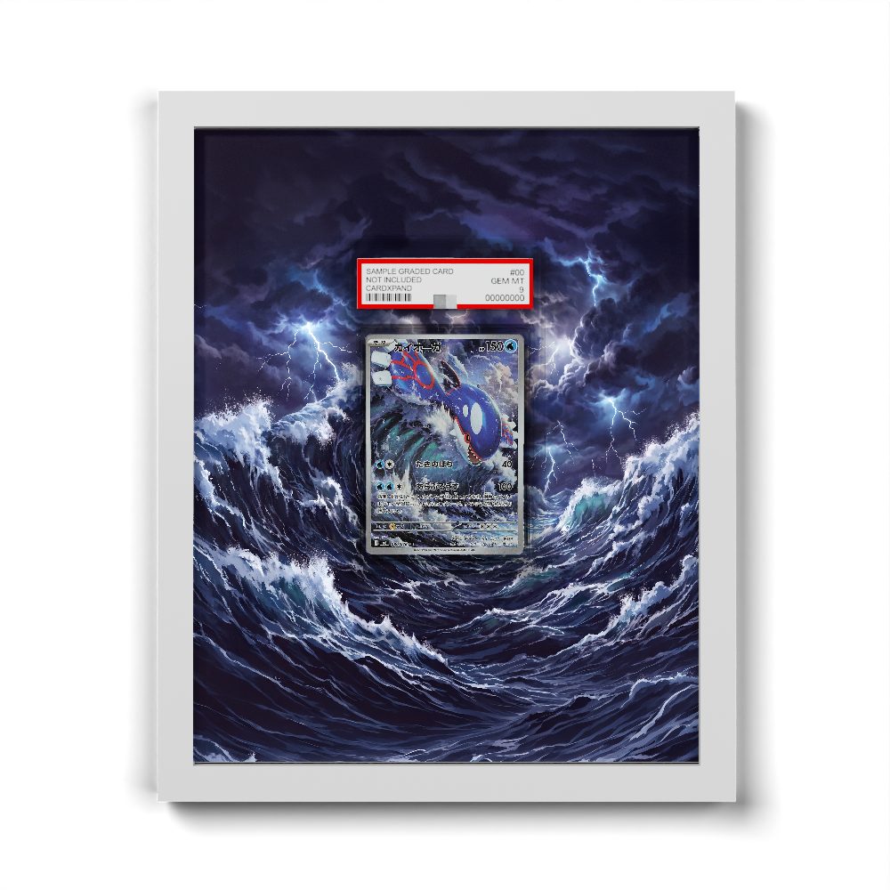 080/076 Kyogre - Extended Artwork Pokemon Card Frame