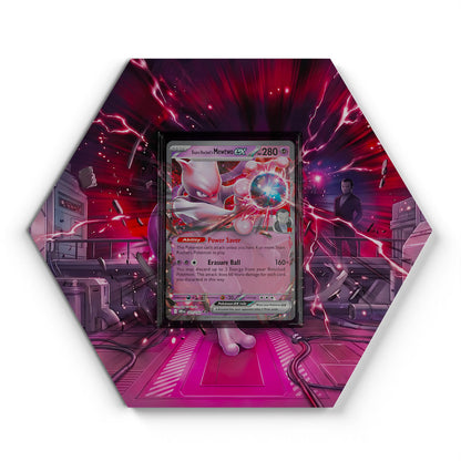 081/182 Mewtwo de la Team Rocket EX - Extended Artwork Pokemon Card Display