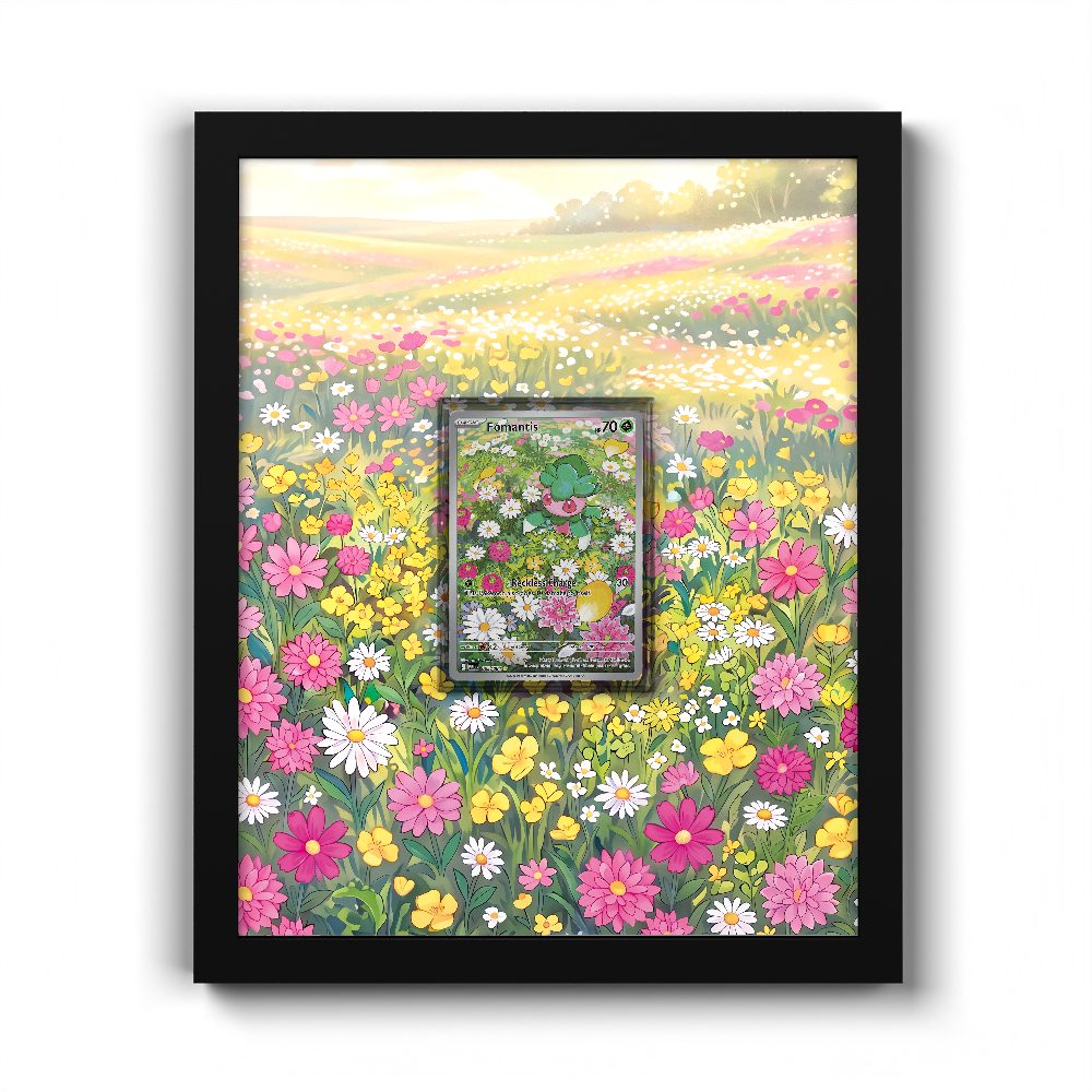 085/084 Fomantis - Extended Artwork Pokemon Card Frame
