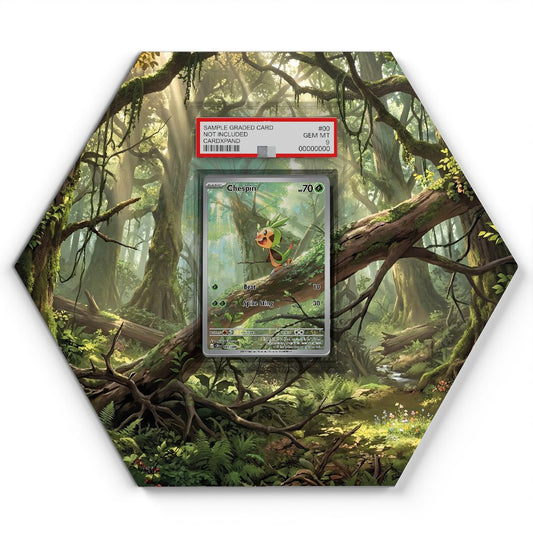 087/086 Chespin - Extended Artwork Pokemon Card Display
