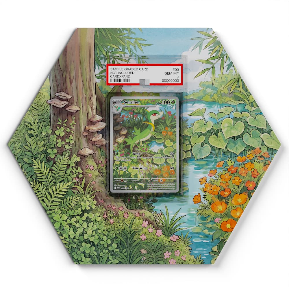 088/086 Servine - Extended Artwork Pokemon Card Display