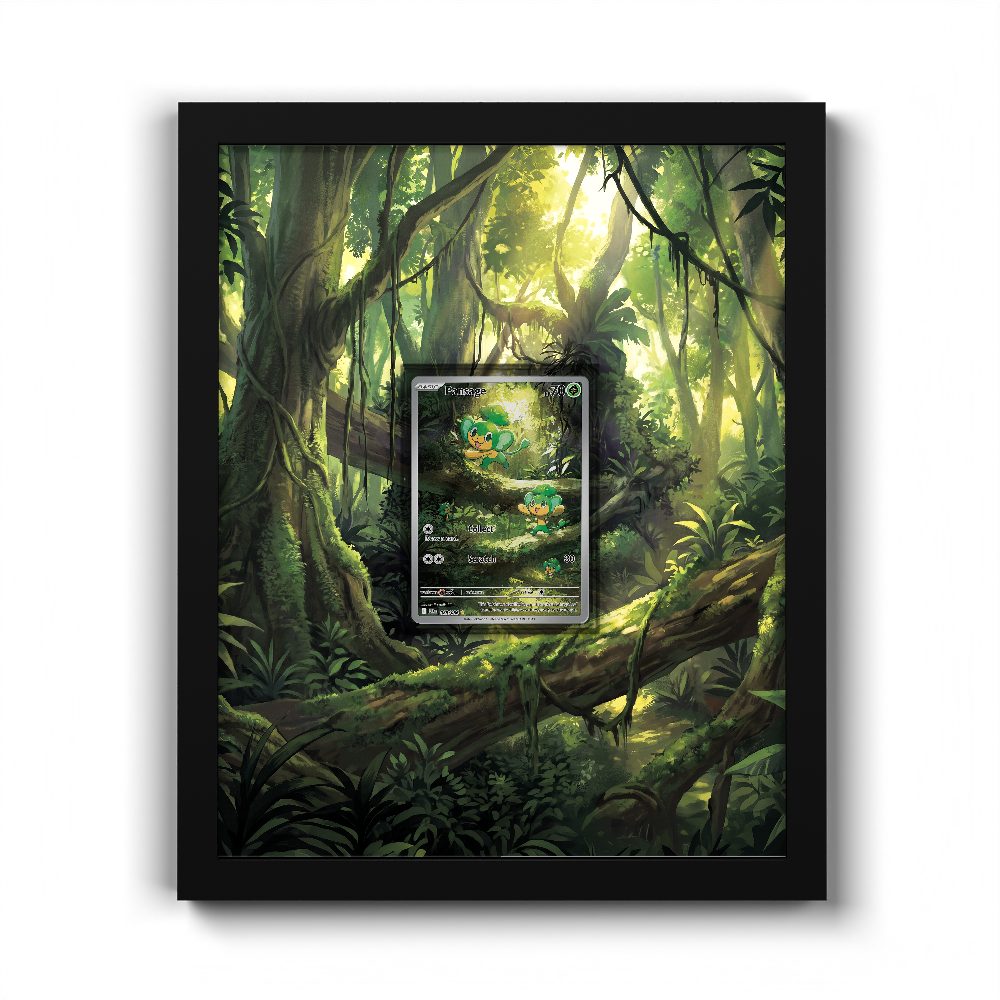 089/086 Pansage - Extended Artwork Pokemon Card Frame