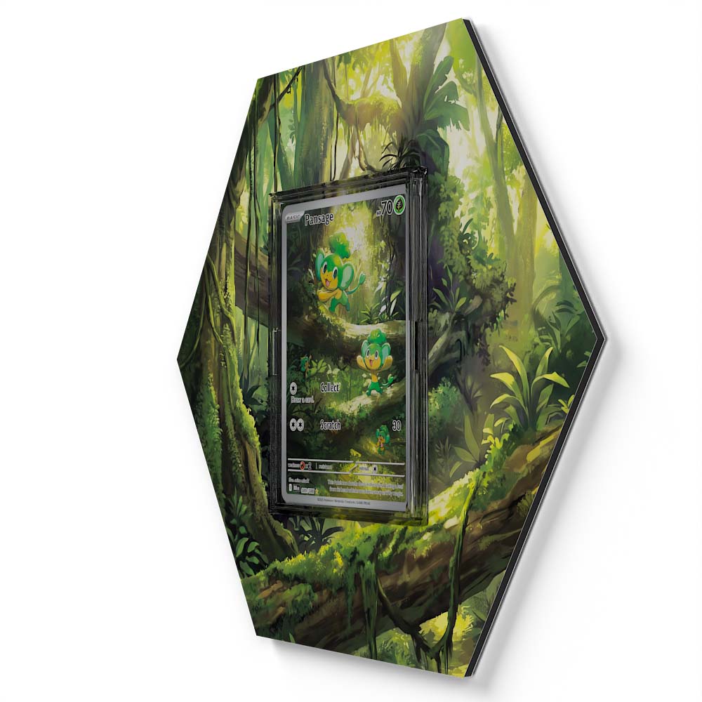 089/086 Pansage - Extended Artwork Pokemon Card Display