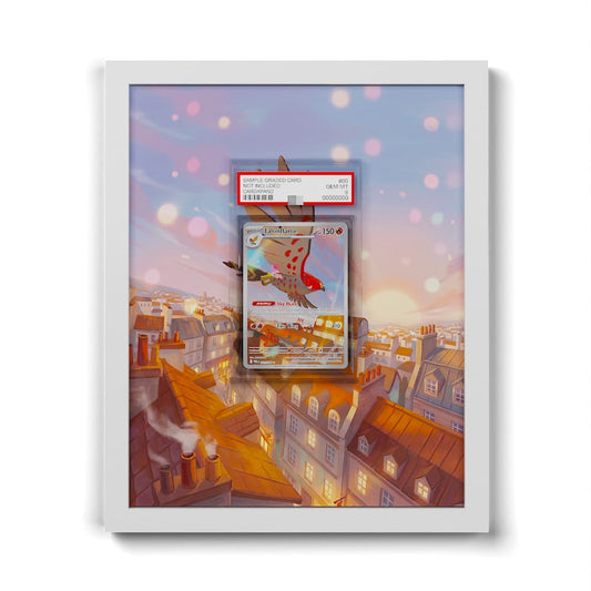 091 Flambusard - Extended Artwork Framed Pokemon Card Display