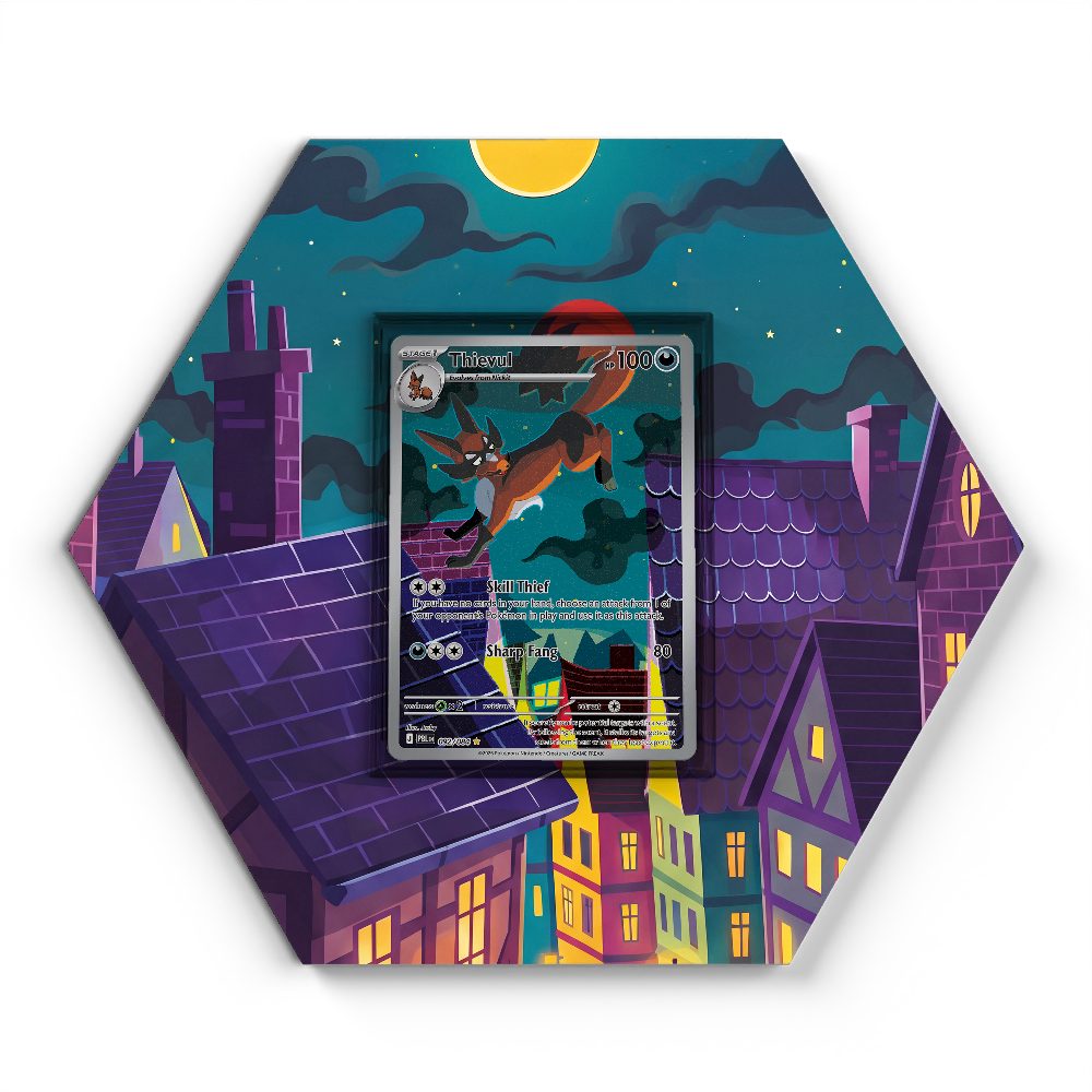 105 Crapustule - Extended Artwork Pokemon Card Display