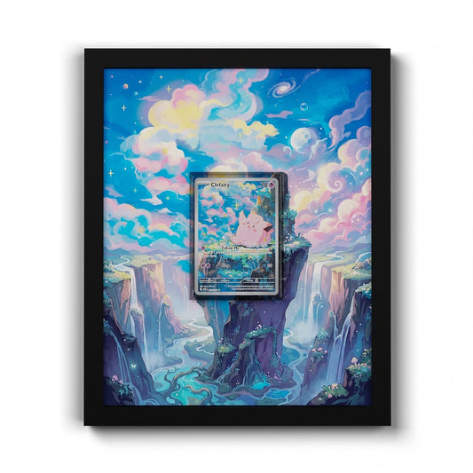 094 Mélofée - Extended Artwork Framed Pokemon Card Display