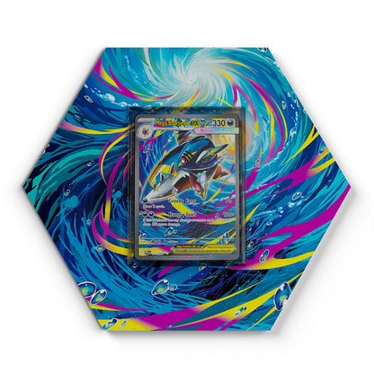 127/094 Méga-Sharpedo EX - Extended Artwork Pokemon Card Display