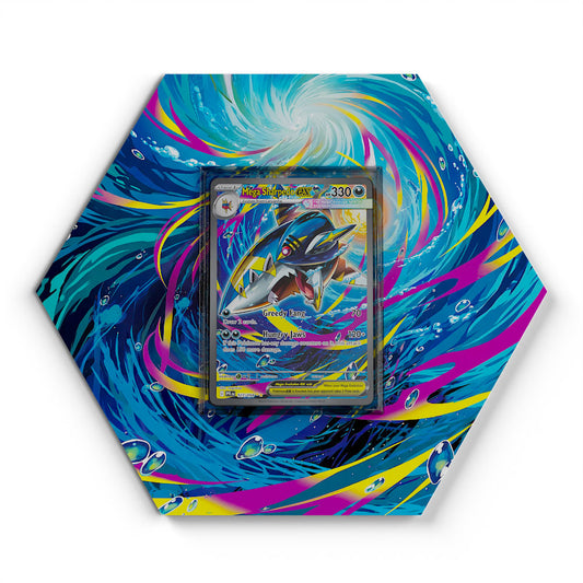 127/094 Méga-Sharpedo EX - Extended Artwork Pokemon Card Display