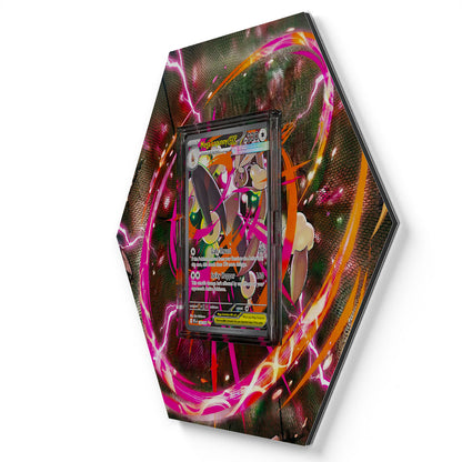 128/094 Méga-Lockpin EX - Extended Artwork Pokemon Card Display