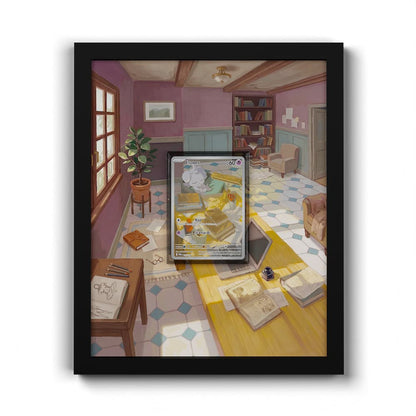 095 Psystigri - Extended Artwork Framed Pokemon Card Display