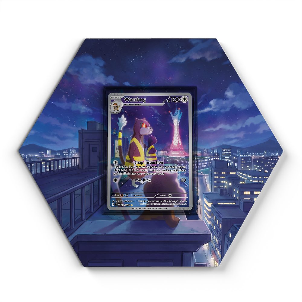 105 Crapustule - Extended Artwork Pokemon Card Display