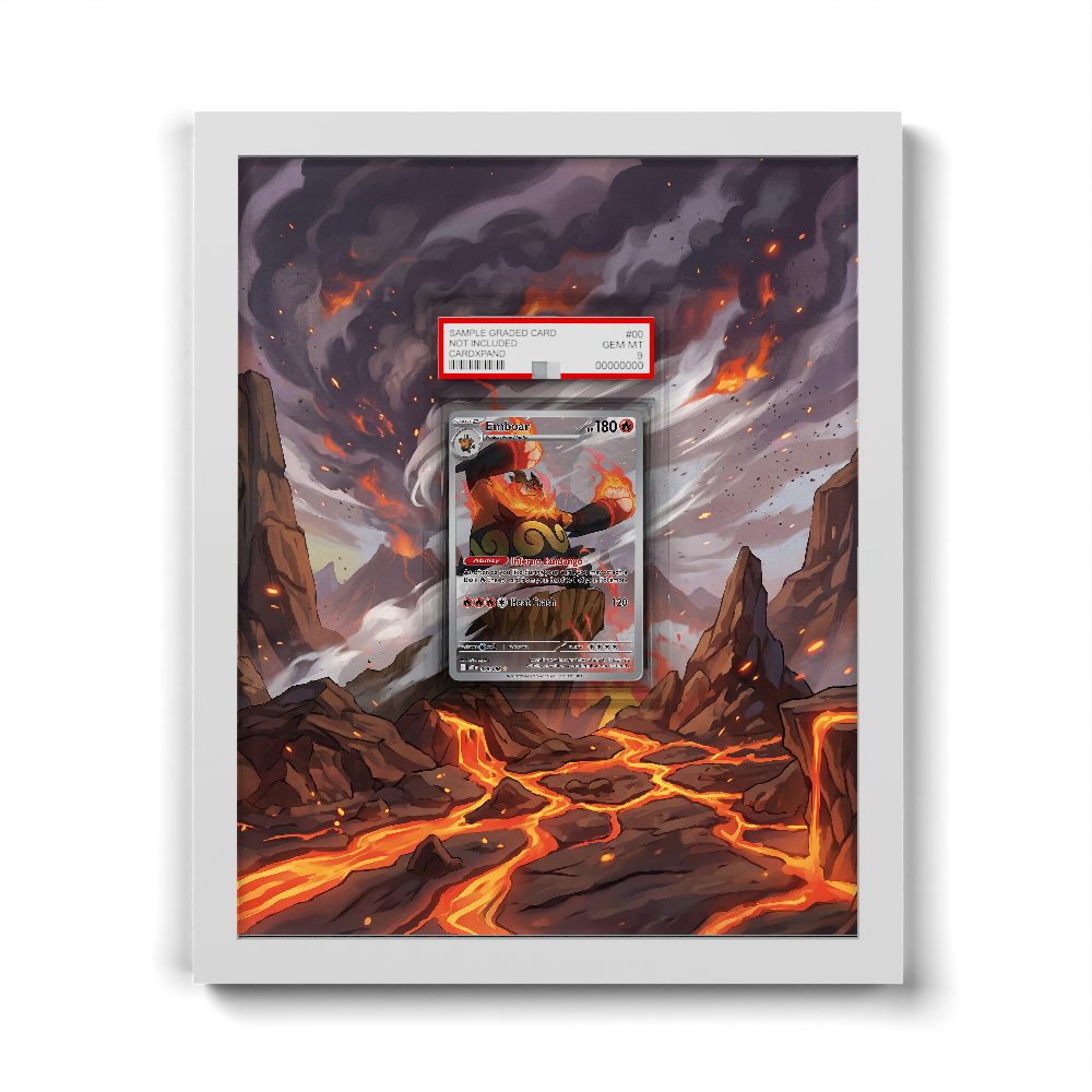 098/086 Emboar - Extended Artwork Pokemon Card Frame