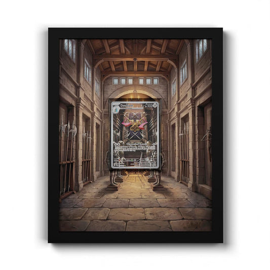 098 Dimoclès - Extended Artwork Framed Pokemon Card Display