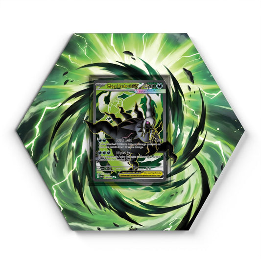101/084 Mega Darkrai EX - Extended Artwork Pokemon Card Display