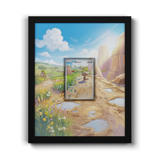 102 Axoloto de Paldea - Extended Artwork Framed Pokemon Card Display