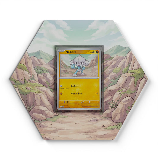 103/217 Méditikka - Extended Artwork Pokemon Card Display