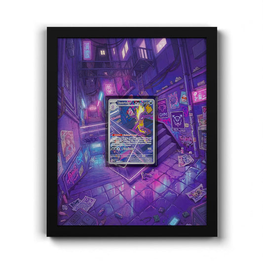 103 Salarsen - Extended Artwork Framed Pokemon Card Display