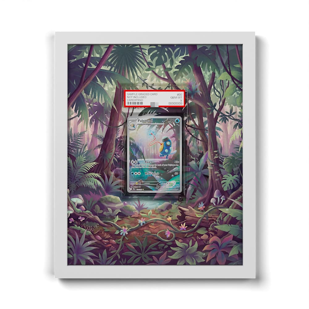 104/086 Batracné - Extended Artwork Framed Pokemon Card Display