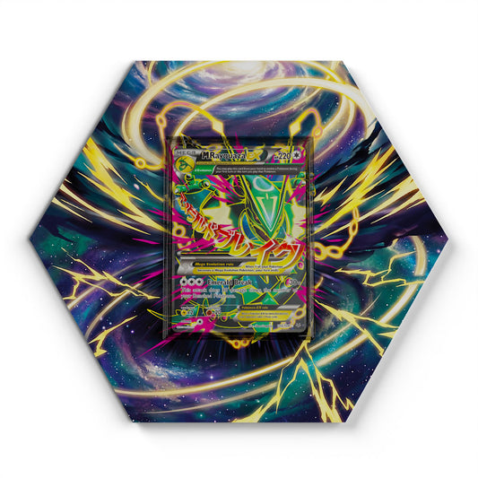 105/108 Méga-Rayquaza EX - Extended Artwork Pokemon Card Display