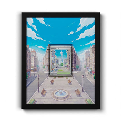 111 Illumis - Extended Artwork Framed Pokemon Card Display