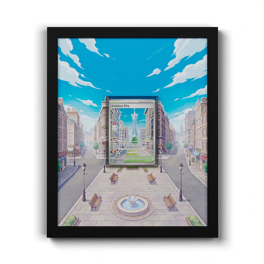 111 Illumis - Extended Artwork Framed Pokemon Card Display