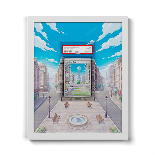 111 Illumis - Extended Artwork Framed Pokemon Card Display