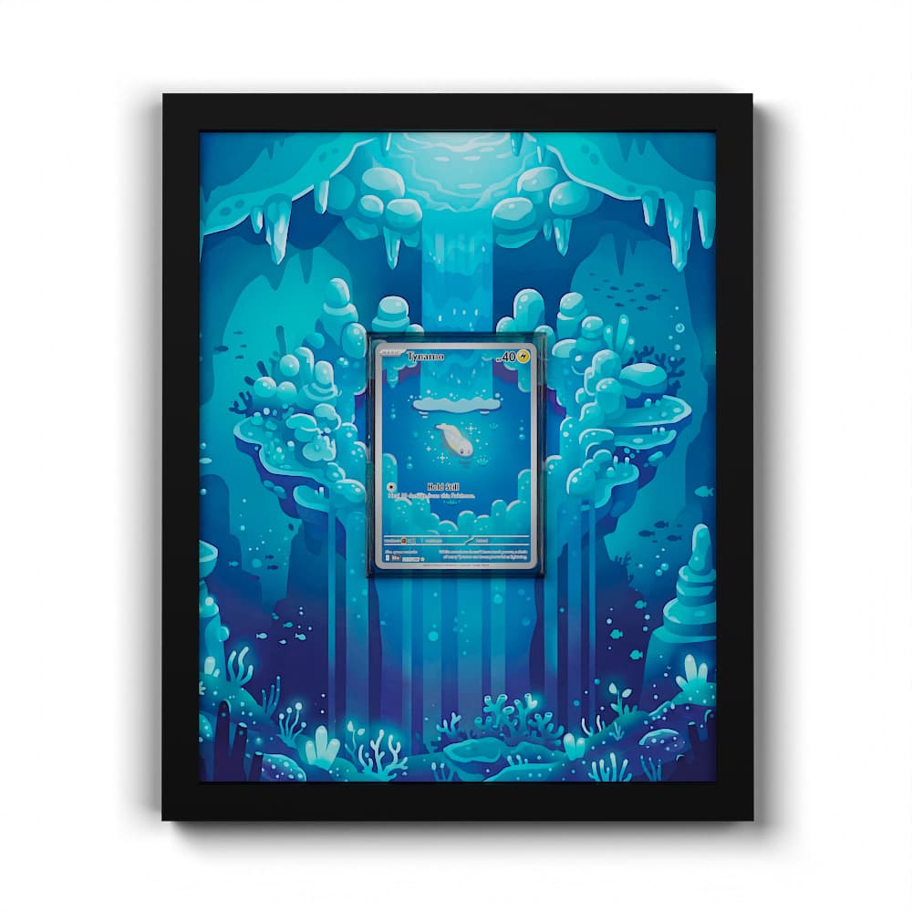 113/086 Anchwatt - Extended Artwork Framed Pokemon Card Display