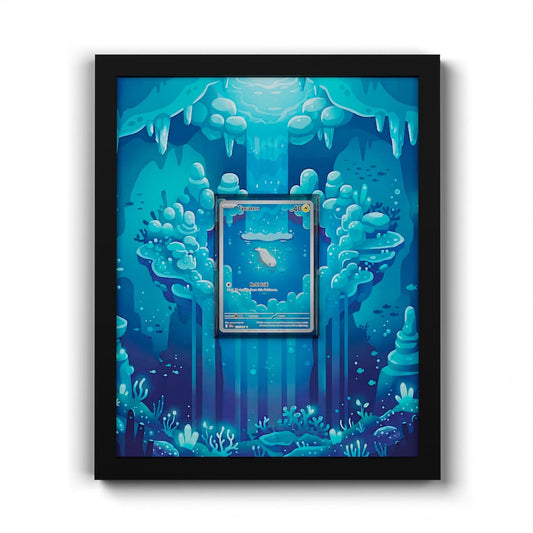 113/086 Anchwatt - Extended Artwork Framed Pokemon Card Display