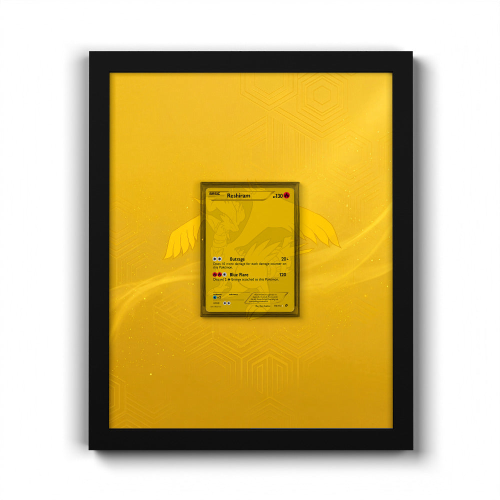 114/113 Reshiram - Extended Artwork Pokemon Card Frame
