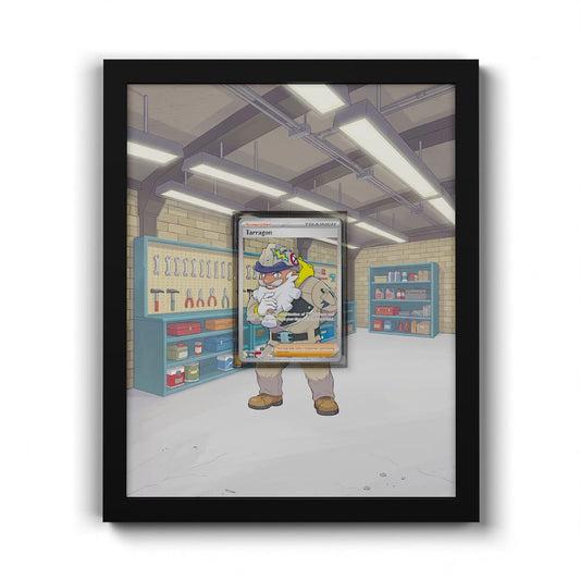 116 Estragon - Extended Artwork Framed Pokemon Card Display