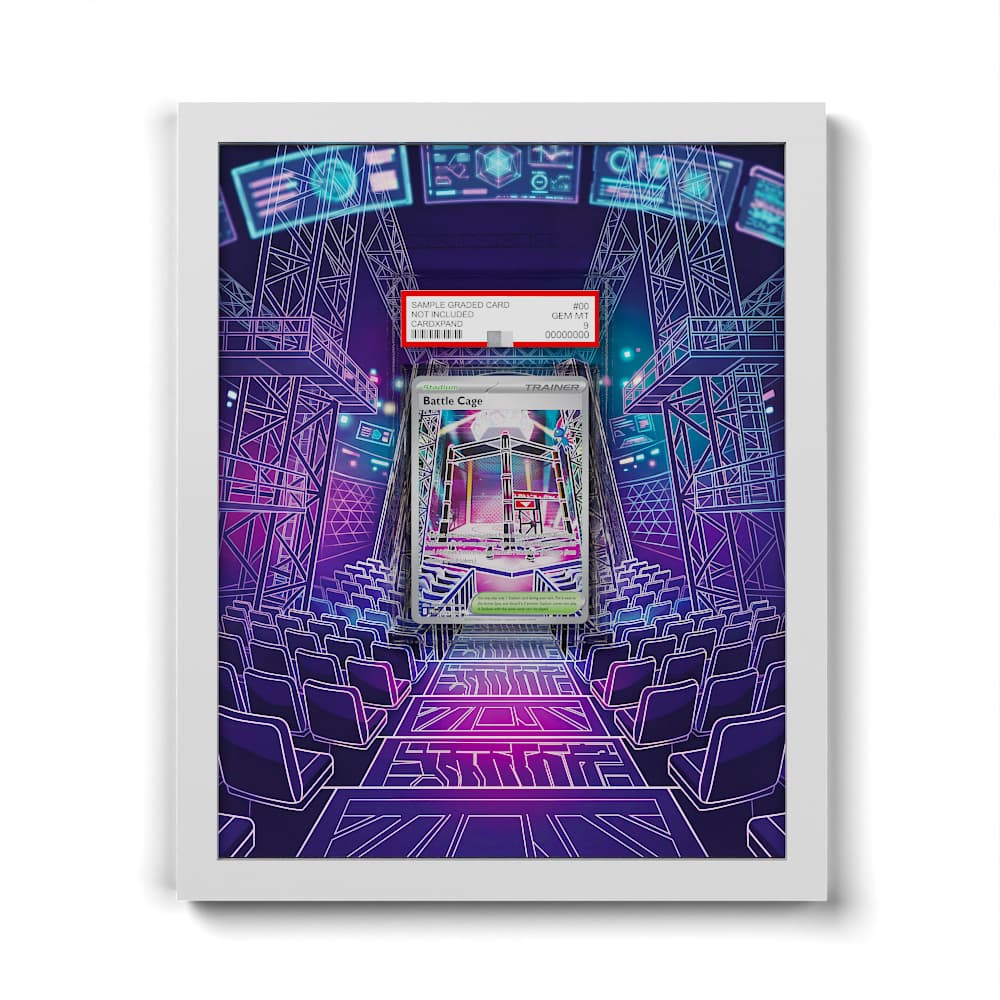 116 Cage de Combat - Extended Artwork Framed Pokemon Card Display