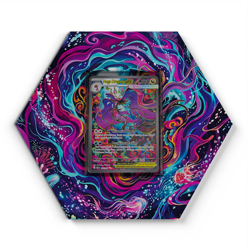 118/086 Mega Dragalge EX - Extended Artwork Pokemon Card Display